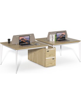 Kancelářská sestava 4 osoby Houseland Profit Max 05 2612 dub/bílá