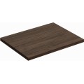 Koupelnová sestava Villa s deskou a zrcadlem 60 cm ořech