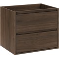 Koupelnová sestava Villa s deskou a zrcadlem 60 cm ořech