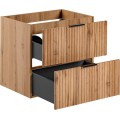 Závěsná skříňka Casad Nature s deskou 120 cm dub wotan