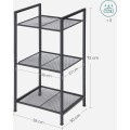 Regál Debra 38 cm černý