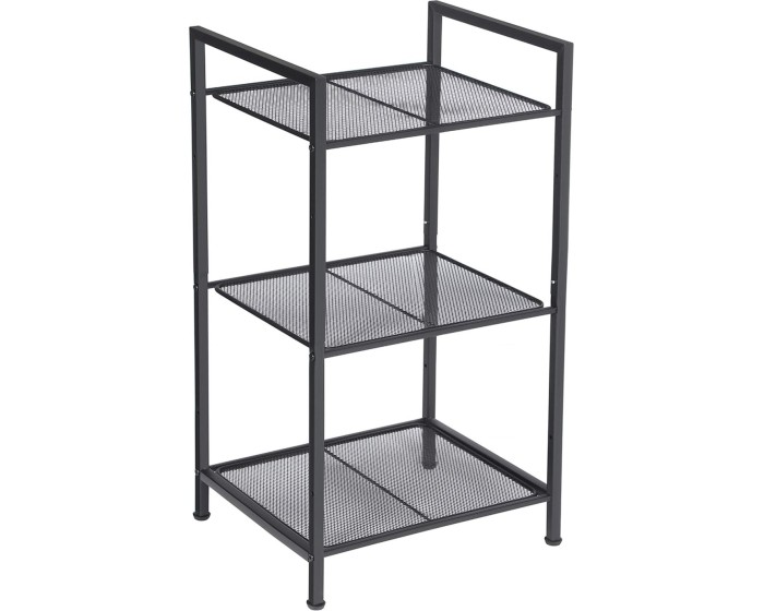 Regál Debra 38 cm černý