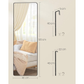 Závěsné zrcadlo Layla 120 cm černé