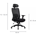 Kancelářská židle Berta černá