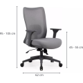 Kancelářská židle Spinor šedá