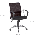 Kancelářská židle Solve černá