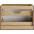 Závěsná skříňka pod umyvadlo Nordic s deskou 80 cm dub cremona