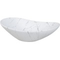 Závěsná skříňka pod umyvadlo Dalia Cashmere Nordic Lena s deskou, košem na prádlo a umyvadlem 120 cm béžová/dub cremona