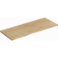 Závěsná skříňka Aster Nature Beyond s deskou a umyvadly 120 cm zelená/dub cremona