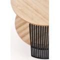 Konferenční stolek WZOR 41 cm přírodní dub/černý