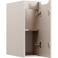 Závěsná skříňka pod umyvadlo Nova Cashmere s deskou 80 cm kašmírová/dub casella