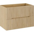 Závěsná skříňka pod umyvadlo Nordic Nature s deskou 80 cm dub cremona