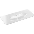 Koupelnová sestava Ovalia Pure se zápustným umyvadlem a skříňkami 120 cm dub cremona