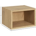 Závěsná koupelnová skříňka UNI 30 cm dub cremona/kašmírová