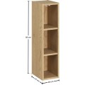 Závěsná koupelnová skříňka UNI 50 cm kašmírová/dub cremona