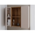 Závěsný koupelnový regál Nova Cashmere 60 cm dub coast evoke