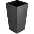 Sada 2 ks květináčů Porto Riflo 75x39,6/67,7x35 cm černá