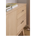Komoda Marte 180 cm dub bělený