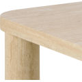Konferenční stolek Solano 60 cm béžový travertin