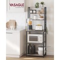 Kuchyňský regál Vasagle Vogues 60 cm černý/šedý