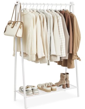 Šatní věšák Loft 153 cm bílý