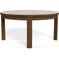 Konferenční stolek Southampton 90 cm béžový/kouřový dub