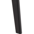 Kulatý jídelní stůl Roxby 120 cm černý