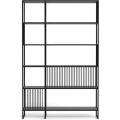 Knihovna Strington 120 cm černá