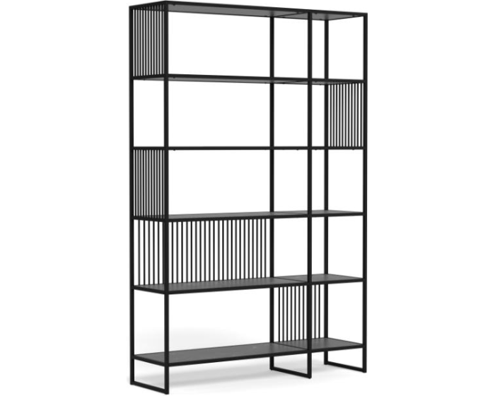 Knihovna Strington 120 cm černá