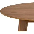 Kulatý jídelní stůl Roxby 120 cm ořech