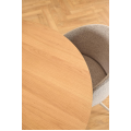 Kulatý jídelní stůl Soli 120 cm dub přírodní/kašmírový
