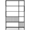 Knihovna Strington 120 cm černá