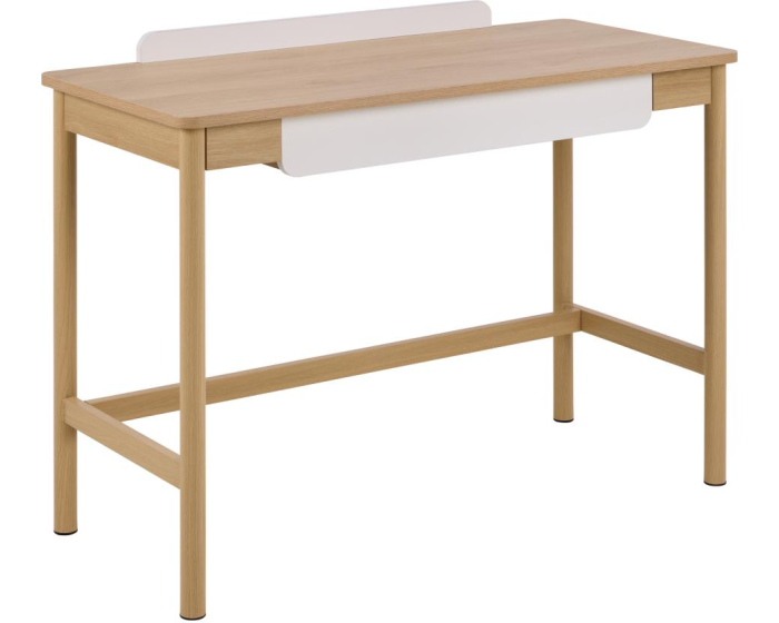Psací stůl Alpena 110 cm dub přírodní/bílá