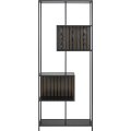 Knihovna SEAFORD I 185 cm černá