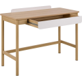 Psací stůl Alpena 110 cm dub přírodní/bílá