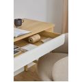 Psací stůl Alpena 110 cm dub přírodní/bílá