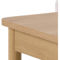 Psací stůl Alpena 110 cm dub přírodní/bílá