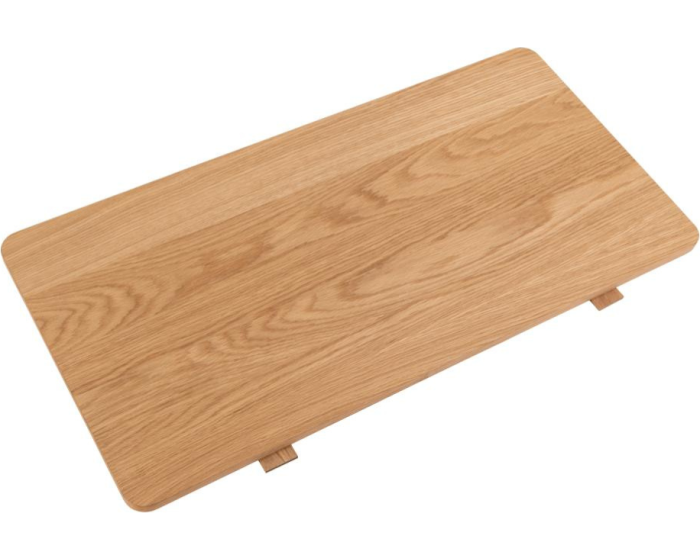 Sada 2 ks prodlužujících desek k jídelnímu stolu Atlantic 100x50 cm dub přírodní