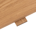 Sada 2 ks prodlužujících desek k jídelnímu stolu Atlantic 100x50 cm dub přírodní