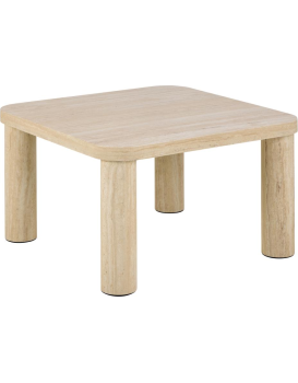 Konferenční stolek Solano 60 cm béžový travertin
