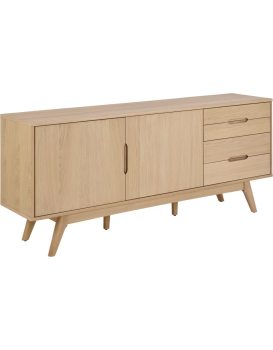 Komoda Marte 180 cm dub bělený