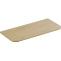Závěsná skříňka pod umyvadlo Aster Ovalia s deskou 100 cm dub cremona/zelená