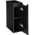 Závěsná skříňka pod umyvadlo Nova s deskou 120 cm dub coast evoke/černá