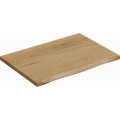 Závěsná skříňka pod umyvadlo Nova Cashmere Nature s deskou a regálem 60 cm kašmírová/dub coast evoke