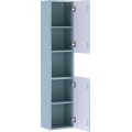 Koupelnová sestava Nova Denim s deskou a skříňkami 100 cm modrá/dub coast evoke