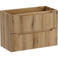 Závěsná skříňka pod umyvadlo Nova s deskou 120 cm dub coast evoke