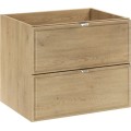 Závěsná skříňka pod umyvadlo Terra s deskou 60 cm dub cremona
