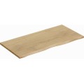 Závěsná skříňka pod umyvadlo Dalia Cashmere Nature s košem na prádlo a deskou 100 cm dub cremona/kašmírová