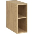 Závěsná skříňka pod umyvadlo Aster s deskou a regály 120 cm zelená/dub cremona
