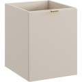 Závěsná skříňka pod umyvadlo Dalia Cashmere Nature s košem na prádlo a deskou 100 cm dub cremona/kašmírová